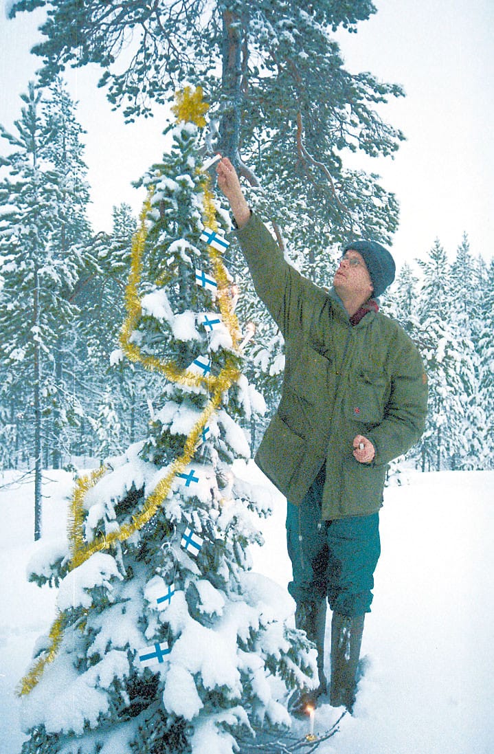 Malmberg Suomen tunnetuimmalla hehtaarillaan 1998.