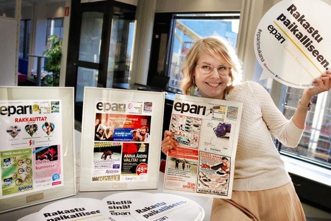 Päätoimittaja Laura Syväojan juttu palkittiin juttusarjassa. KUVA: VIRPI KUPIAINEN-ÄMMÄLÄ