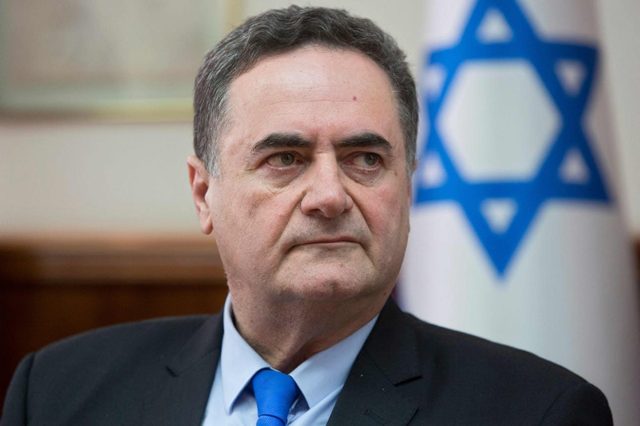 Israelin ulkoministeri Israel Katz vannoi taistelun äärijärjestö Hizbollahia vastaan jatkuvan kaikin voimin. LEHTIKUVA/AFP