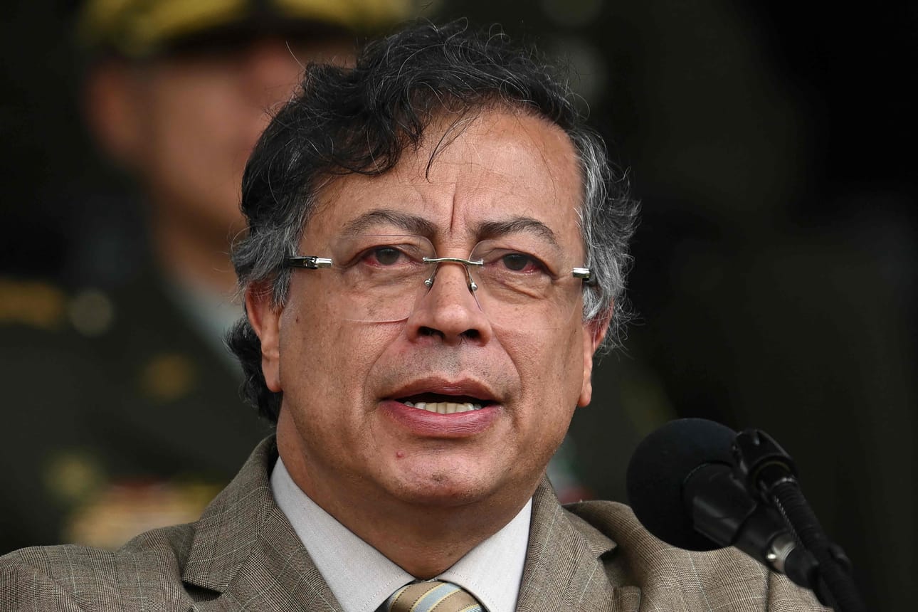Kolumbian presidentti Gustavo Petro.
