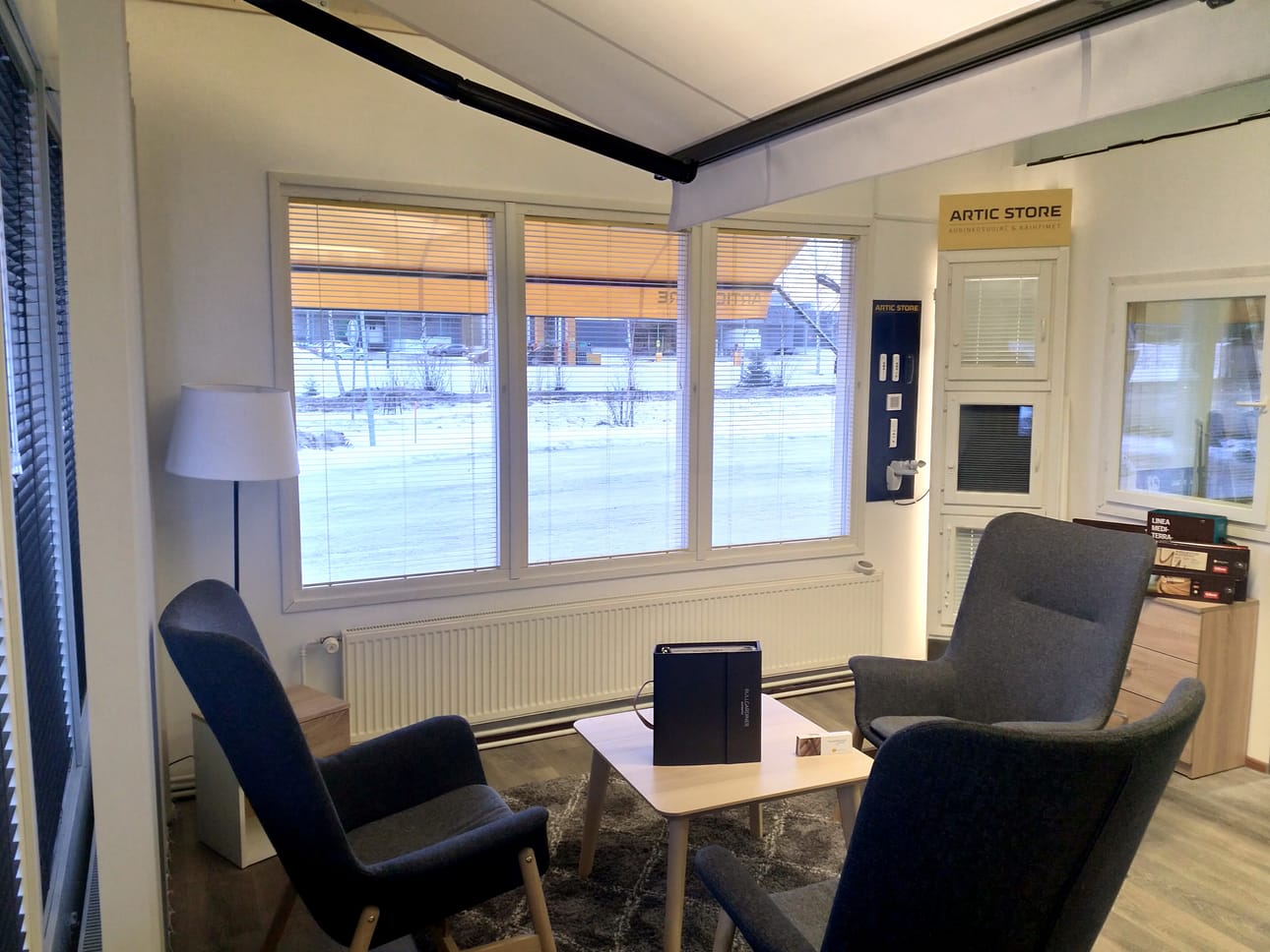 Artic Store Rovaniemen uusi myymälä sisältä.