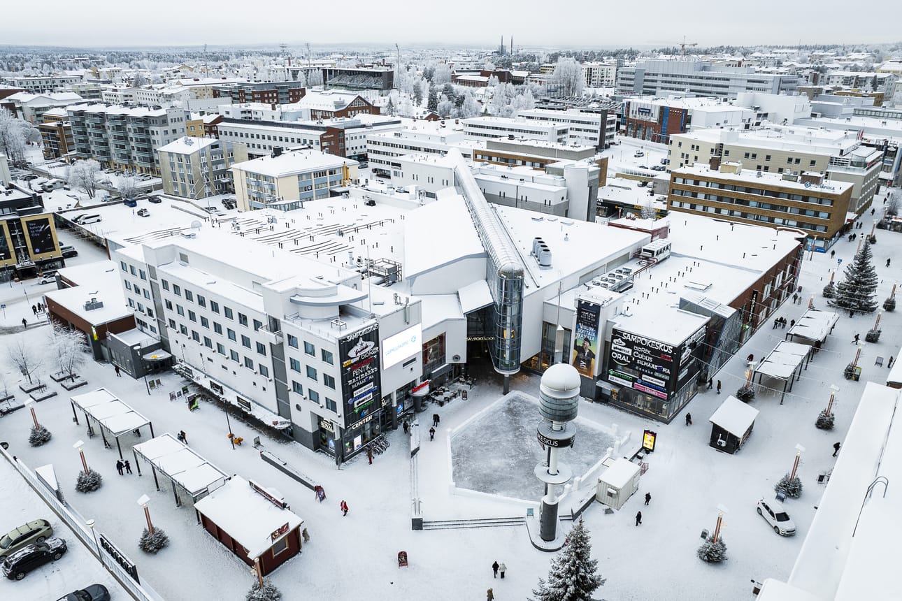 Taloyhtiön sääntöjen kertominen kuuluu vuokranantajalle. Kuvituskuva Rovaniemen keskustasta.