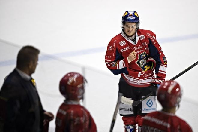 Sport-hyökkääjä Eemil Erholtz lähtee hakemaan paikkaa alle 20-vuotiaiden MM-turnausjoukkueessa. KUVA: JARNO PELLINEN / ARKISTO