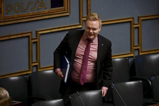 Tiede- ja kulttuuriministeri Antti Kurvinen (kesk.) osoitti lisärahoitusta Seinäjoelle. Kuva: Lehtikuva/Antti Aimo-Koivisto