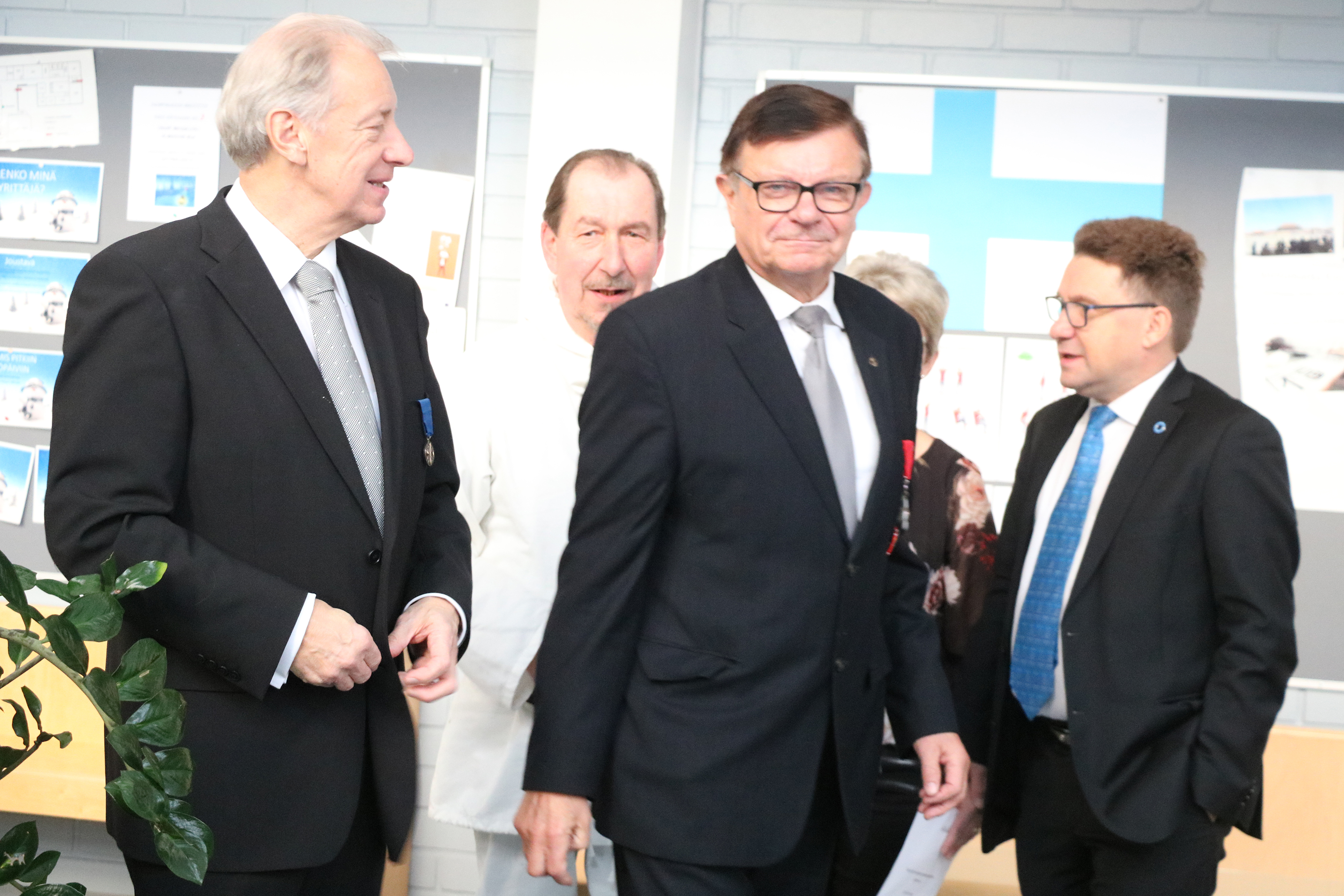 Pekka Rahkola, Raimo Räisänen, Esa Sippola ja Arto Lukkari.