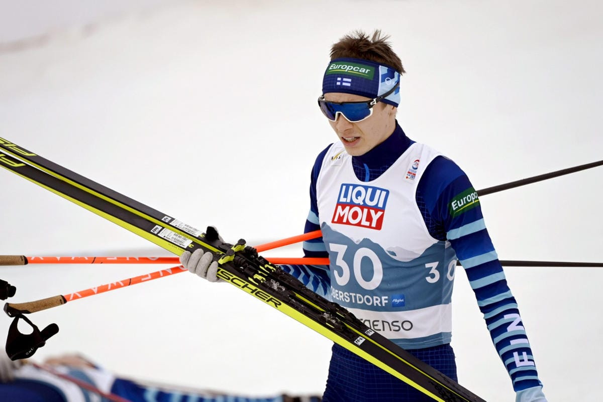Eero Hirvonen on ollut tällä kaudella maailmancupissa parhaimmillaan 15:s. LEHTIKUVA / Emmi Korhonen