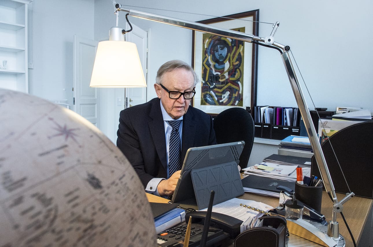 Presidentti Martti Ahtisaari perusti CMI:n vuonna 2000. Hän on siitä lähtien eli 17 vuotta toiminut hallituksen puheenjohtajana.