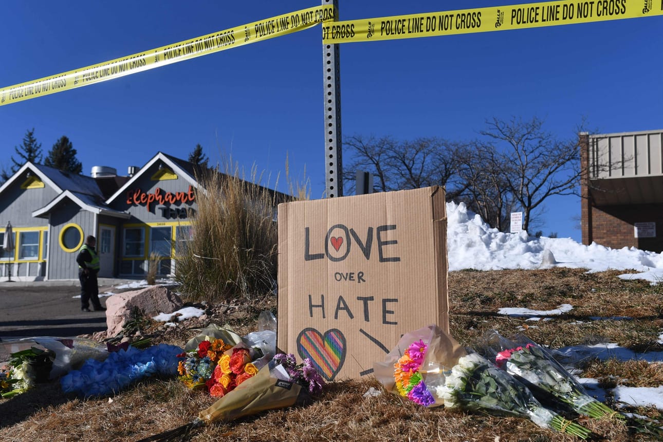 Ampumisessa Colorado Springsissä Club Q -homoklubilla kuoli viisi ja haavoittui parikymmentä ihmistä. LEHTIKUVA/AFP