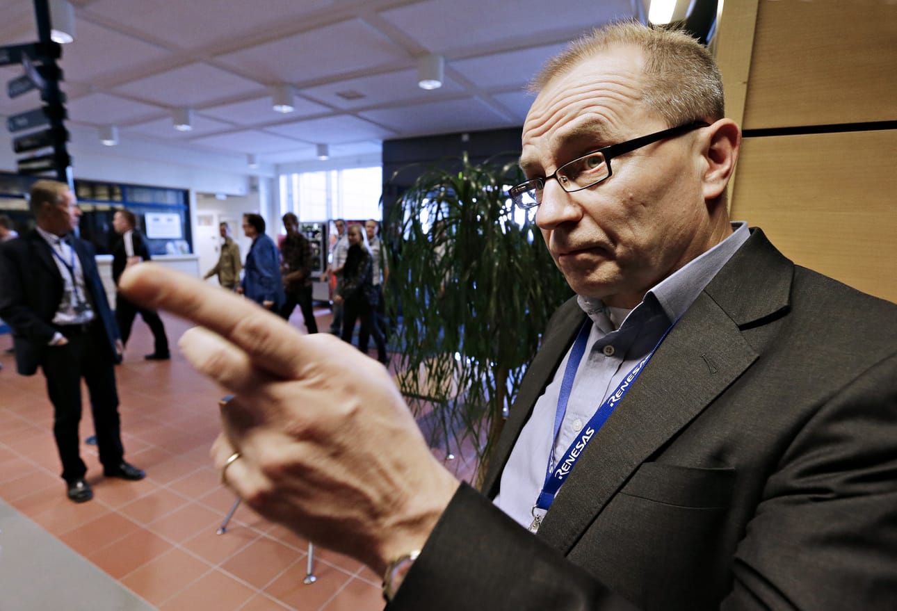 Broadcom osti Renesasilta yt-neuvottelujen kohteena olevat liiketoiminnot viime syksynä. Kuvassa Renesas Mobile Europen toimitusjohtaja Heikki Tenhunen.