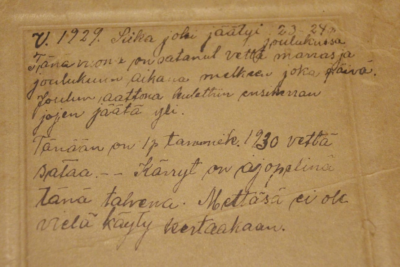 Vuodenvaihteen 1929–1930 säätila oli hyvin samankaltainen kuin viime viikkojen säät.