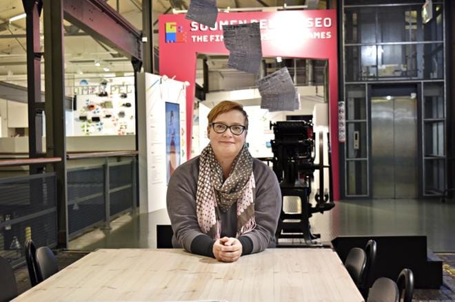 Outi Penninkangas on ollut rakentamassa Vapriikin pelimuseota. KUVA: JUHO KORPELA