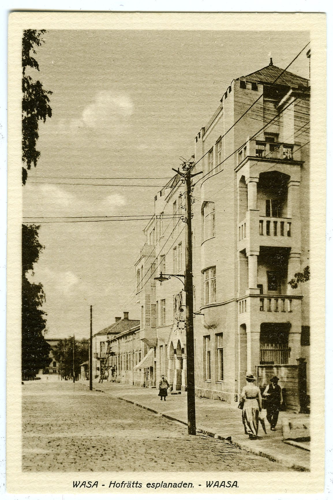 Kipinän talo, postikortti 1900-luvun alkupuoli.