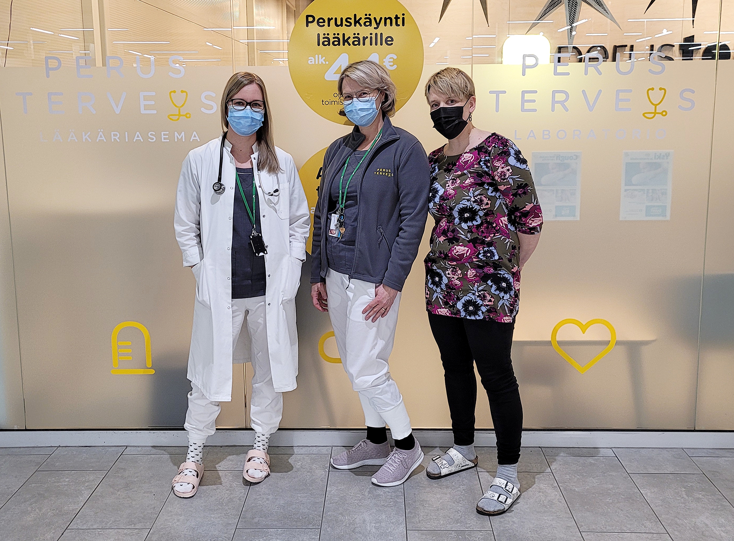 Kun edellinen omistaja halusi pistää lapun luukulle, kolme lääkäriä päätti alkaa yrittäjiksi: Nyt he jatkavat PerusTerveyden toimintaa Oulun Ideaparkissa