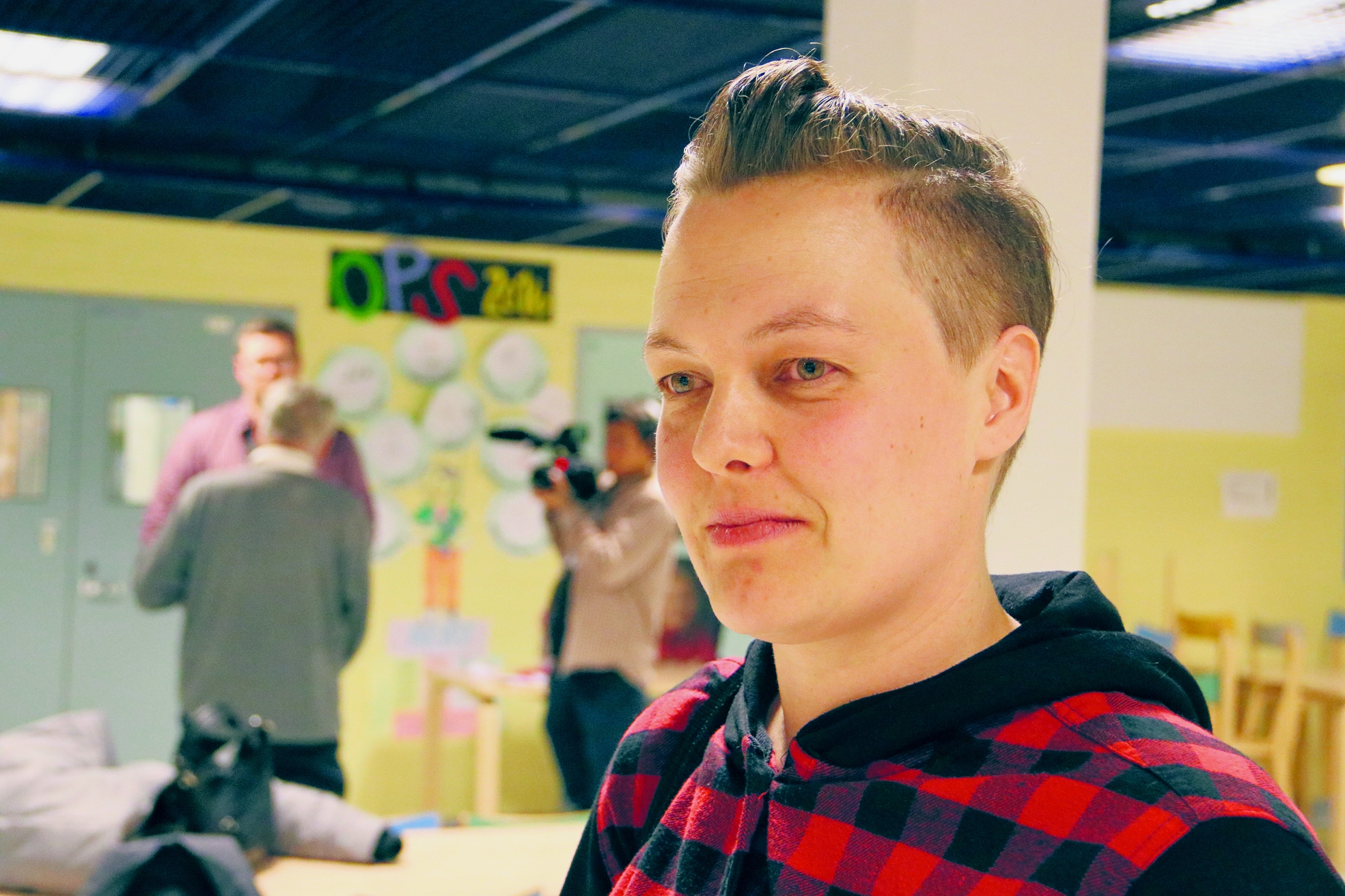 Kati Perälä oli yksi tilaisuuteen osallistuneista.