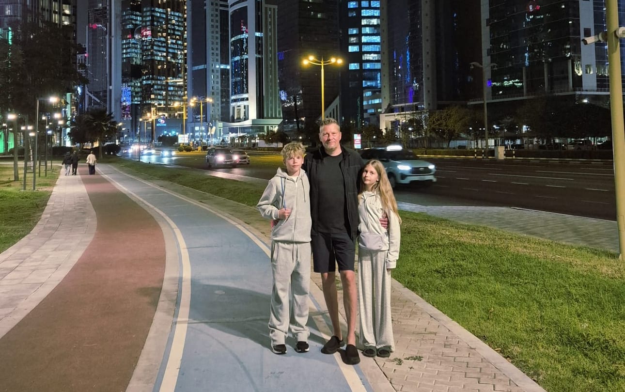Tässä vaiheessa kaikki oli vielä hyvin. Qatar oli hurmannut vaasalaiset ja oli ajatuksissa mahdollinen seuraavankin loman kohde.