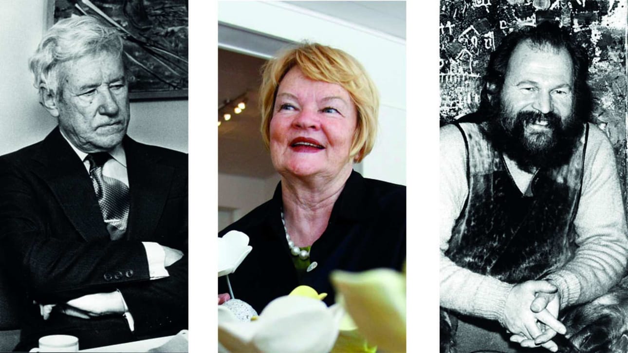 Paavo Kallio, Anu Pentik ja Reidar Särestöniemi.