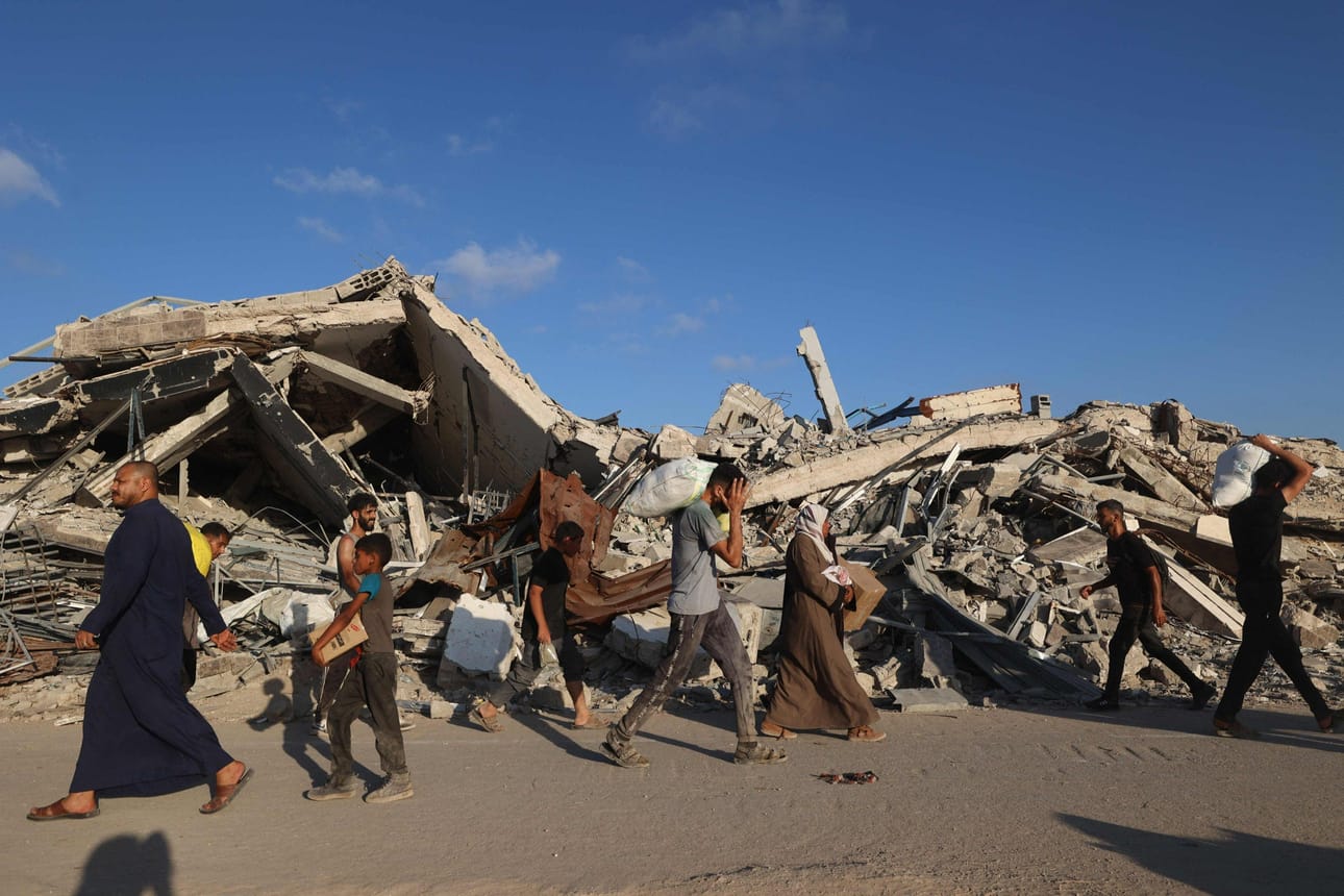 Noin 550 palestiinalaista on kuollut ja yli 4 000 haavoittunut lähellä avustuspisteitä, joita ylläpitää Yhdysvaltojen ja Israelin tukema Gaza Humanitarian Foundation (GHF) -avustusjärjestö. LEHTIKUVA / AFP