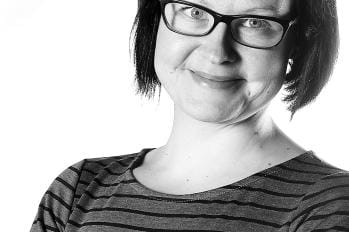 Liisa Soramo, toimittaja, I- mediat,kolumnikuva