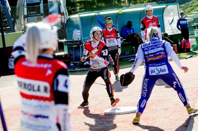 Maila-Jussien Anu Kiviharju onnistui kolmessa neljästä kärkilyöntiyrityksestään. KUVA: JAAKKO ELENIUS
