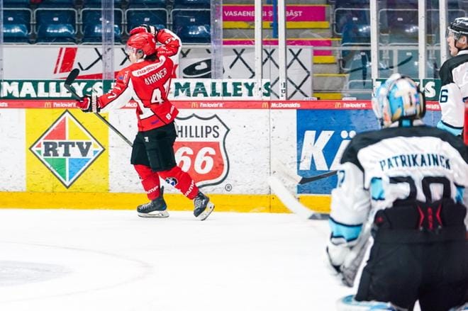 Joackim Arhner teki Sportin voittomaalin. KUVA: SAMPPA TOIVONEN