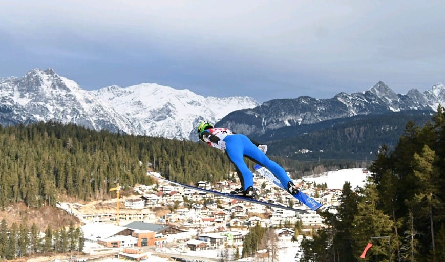 Otto Niittykoski kilpaili olympialaisten alla maailmancupia Seefeldissä.