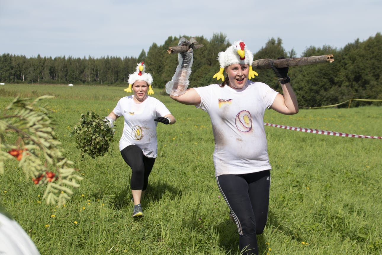 Ratakanat tulivat maaliin hyvävoimaisina.