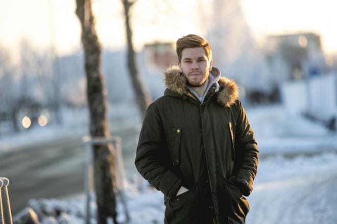 Joshua Kossila epäilee, ettei voi kokonaan jättää jääkiekkoa, vaikka seuraavat suunnitelmat tuleekin tehtyä työkuvioiden ehdoilla. KUVA: JAAKKO ELENIUS