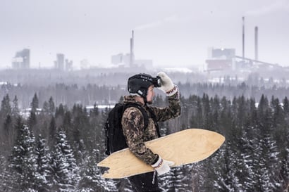 Puuteriseikkailu kaupungissa onnistuu parhaiten lumisurffilla – Oulussa kannattaa testata nämä 7 paikkaa
