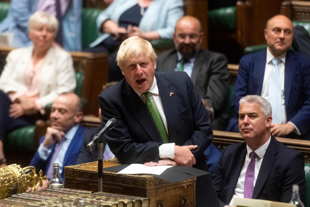Boris Johnson on sanonut jatkavansa pääministerinä, kunnes hänelle löydetään seuraaja. LEHTIKUVA / AFP