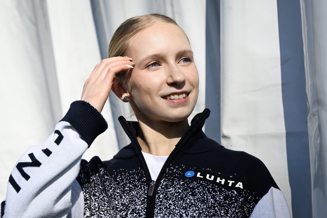 Iida Karhunen on Suomen ainoa edustaja talviolympialaisten yksinluistelussa.