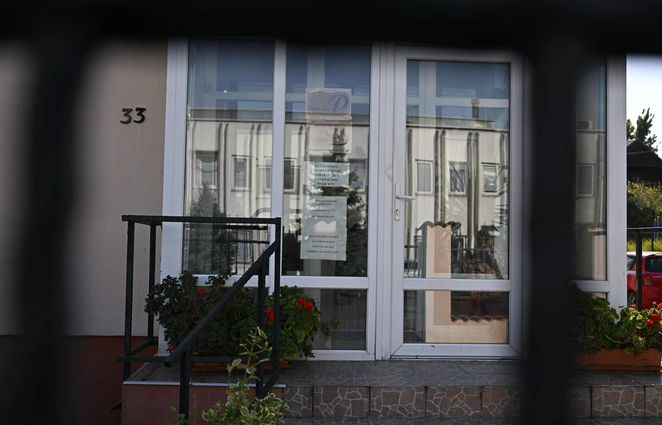 BAC Consultingin osoite sijaitsee Budapestin laitamilla kadulla, jossa on enimmäkseen asuinrakennuksia. LEHTIKUVA/AFP