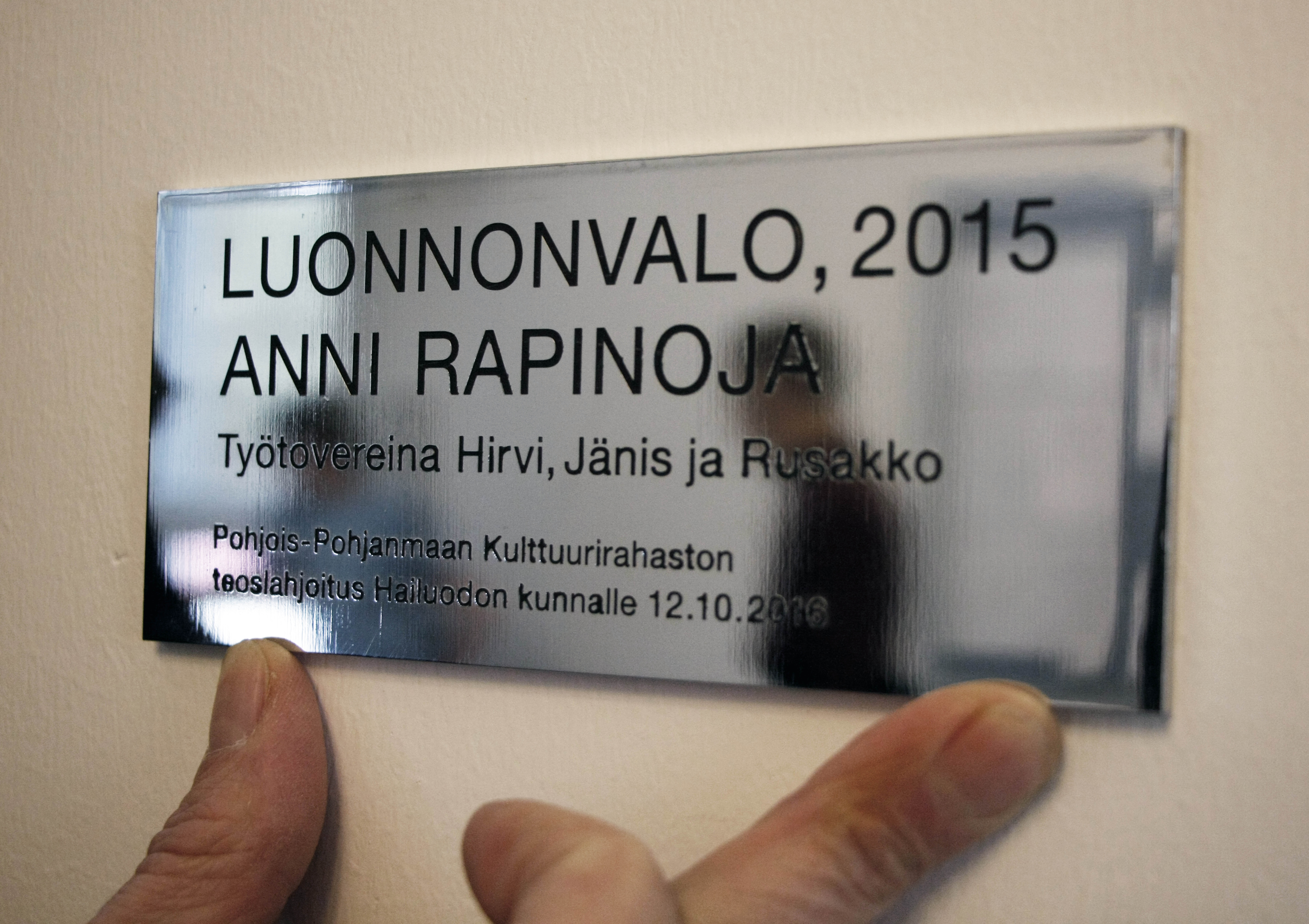 Hirvi, jänis ja rusakko ovat olleet Anni Rapinojan työskentelykavereita.