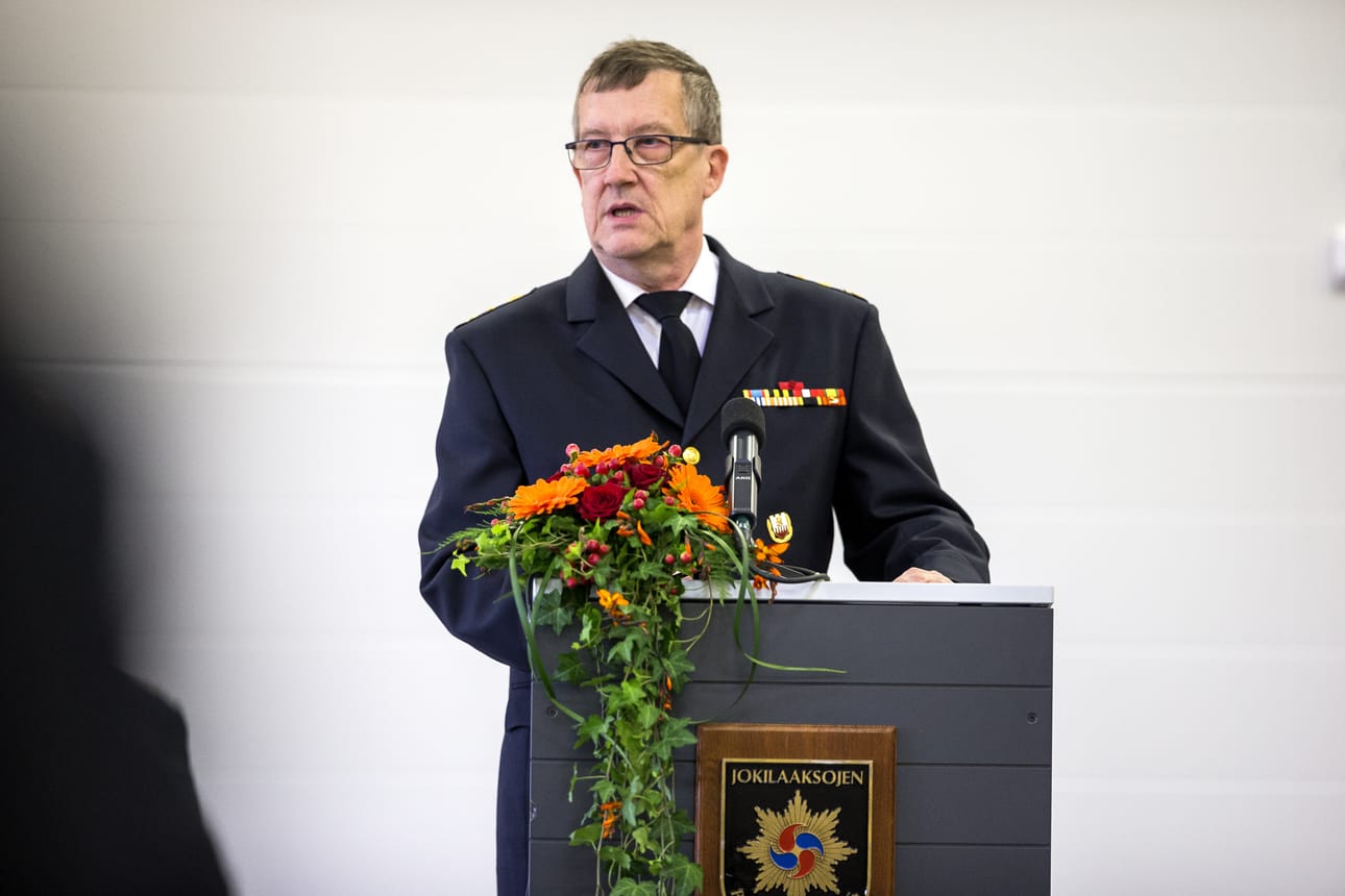Raahen paloaseman laajennuksen vihkiäiset Raahen paloasema Jarmo Haapanen