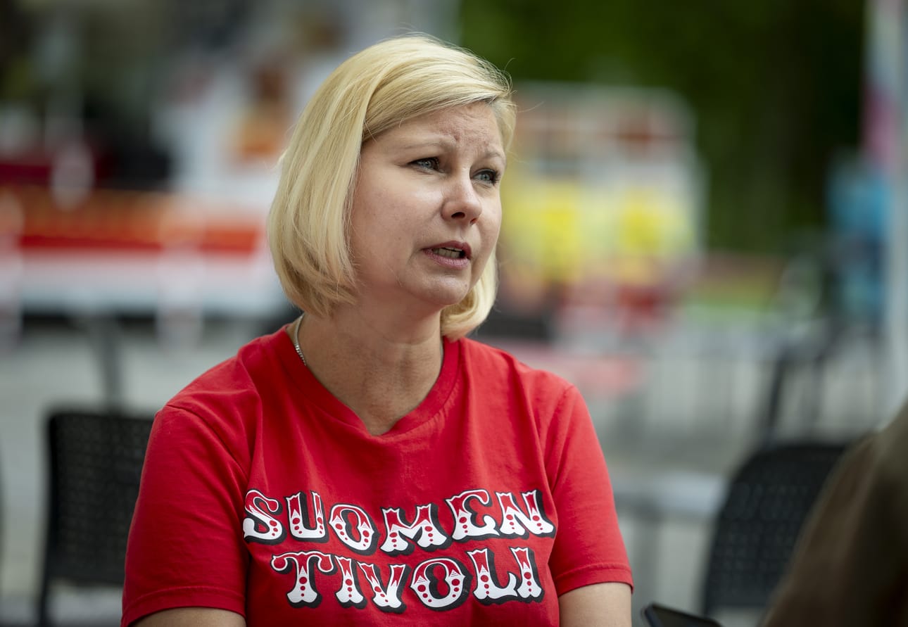 Suomen Tivolin omistaja ja toimitusjohtaja Lulu Sariola.