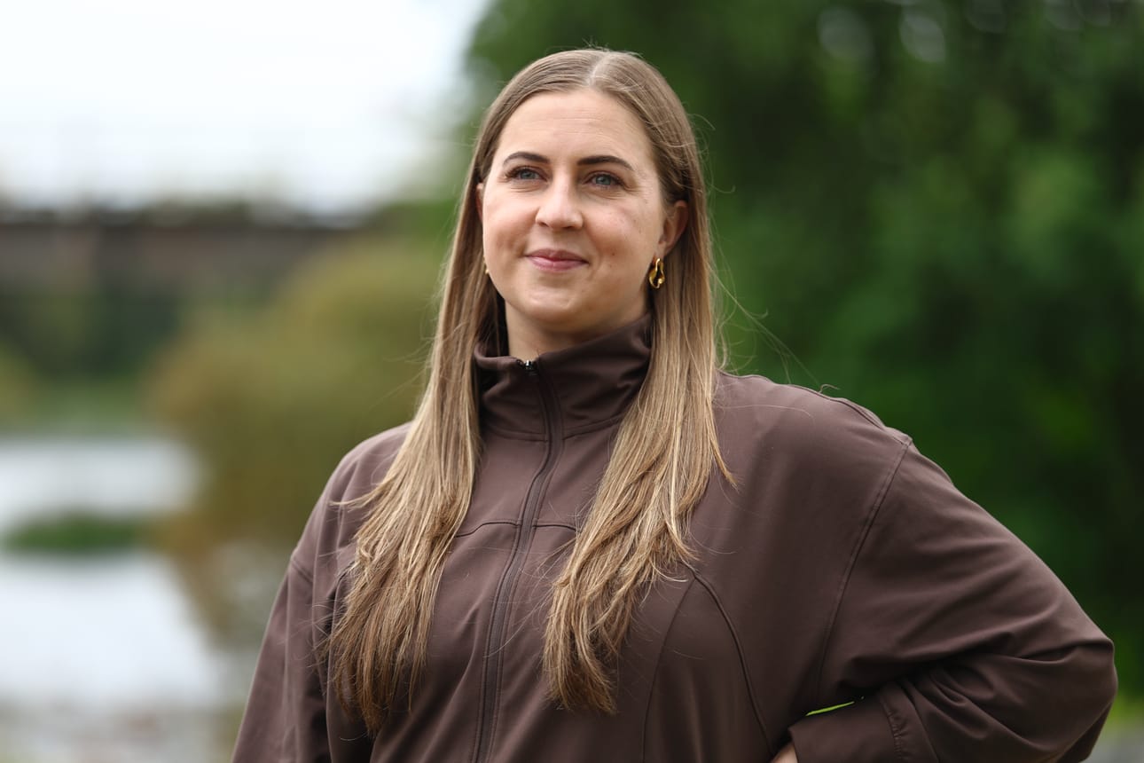 Anna-Leena Nuorala on Pyhäjoen uusi liikunnanohjaaja.