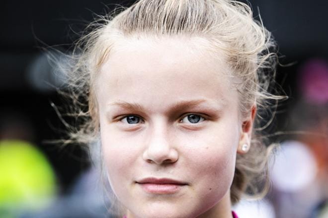 Fanny Kukonlehto tuli junalla Seinäjoelle ja oli tyytyväinen sprinttikilpailuunsa.