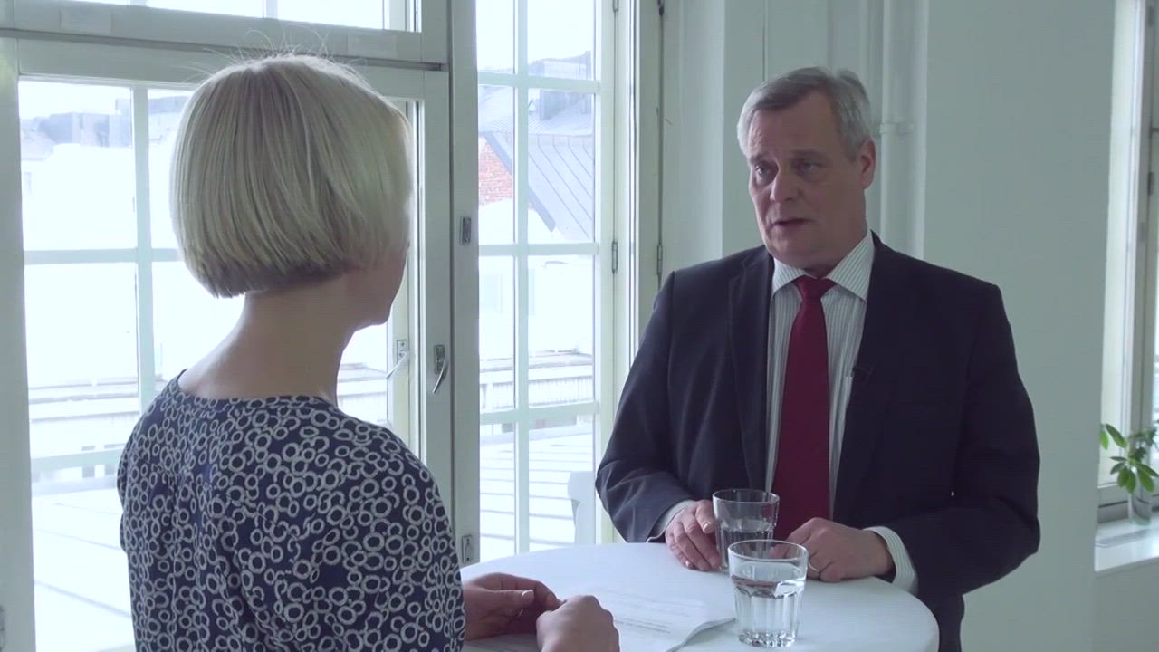 Videotentti: Antti Rinne