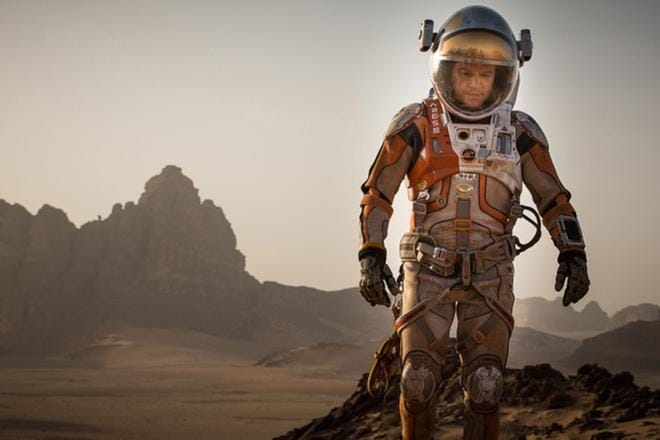 Matt Damon joutuu Marsiin ihan yksin. Yhteyttä muuhun ihmiskuntaan ei ole. KUVA: MTV ohjelmatiedotus