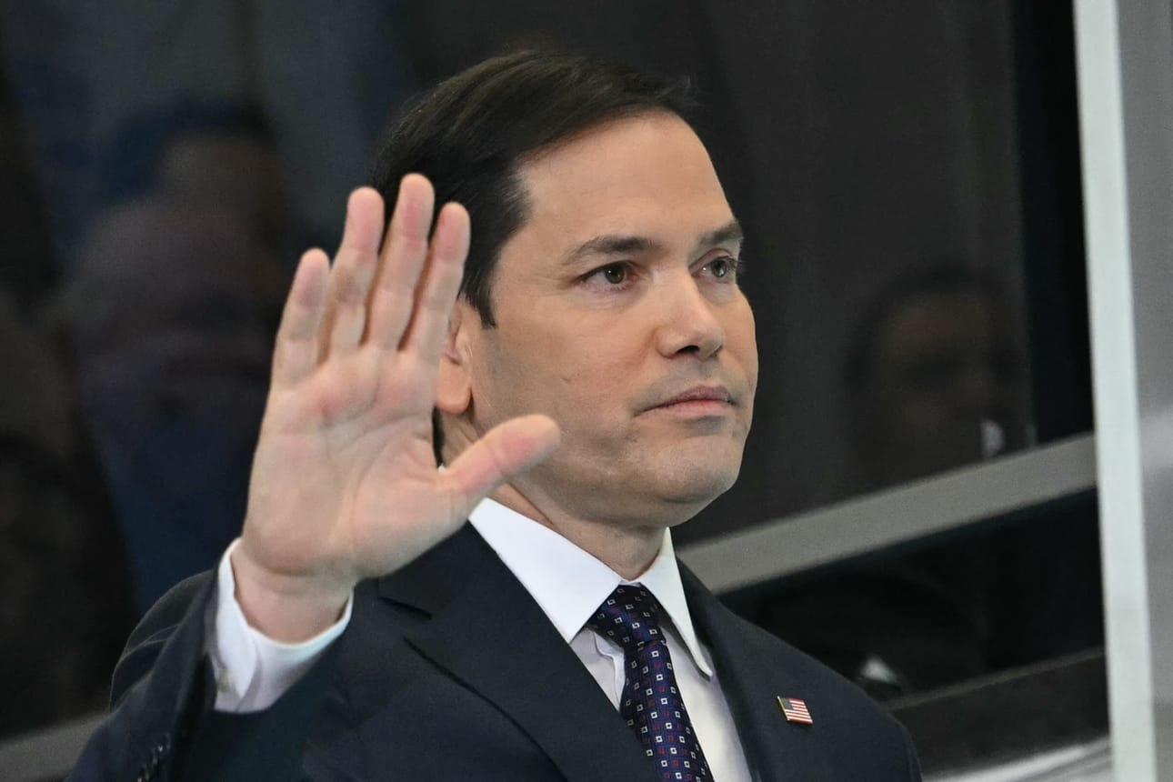Yhdysvaltain uusi ulkoministeri Marco Rubio lupaa vankkumattoman tuen Israelille. LEHTIKUVA/AFP