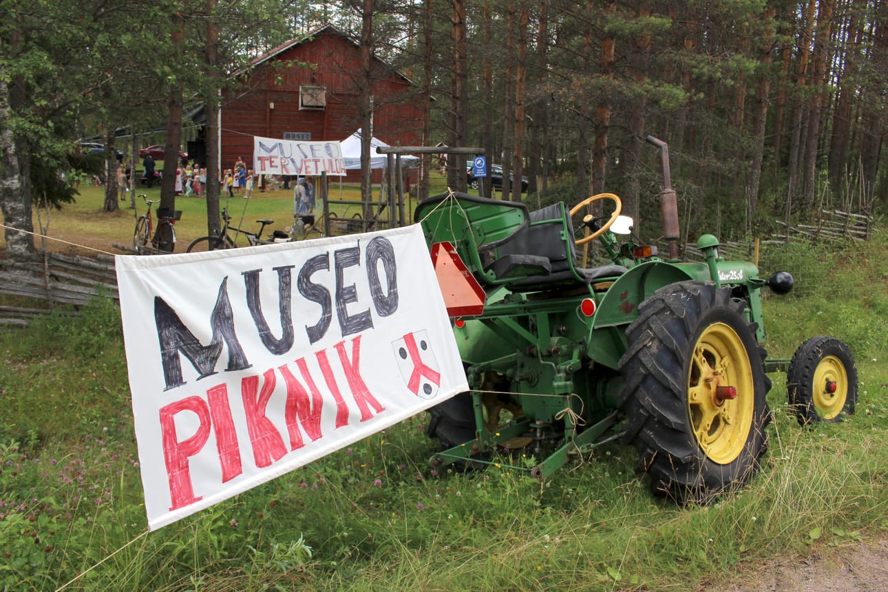 Museopiknik-kohteeseen oli helppo löytää.