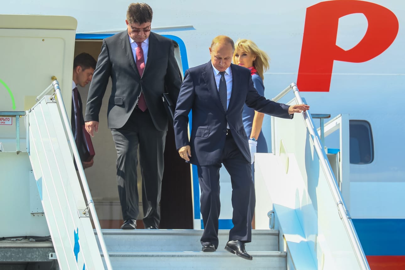 Venäjän presidentti Vladimir Putin vieraili eilen Helsingissä.