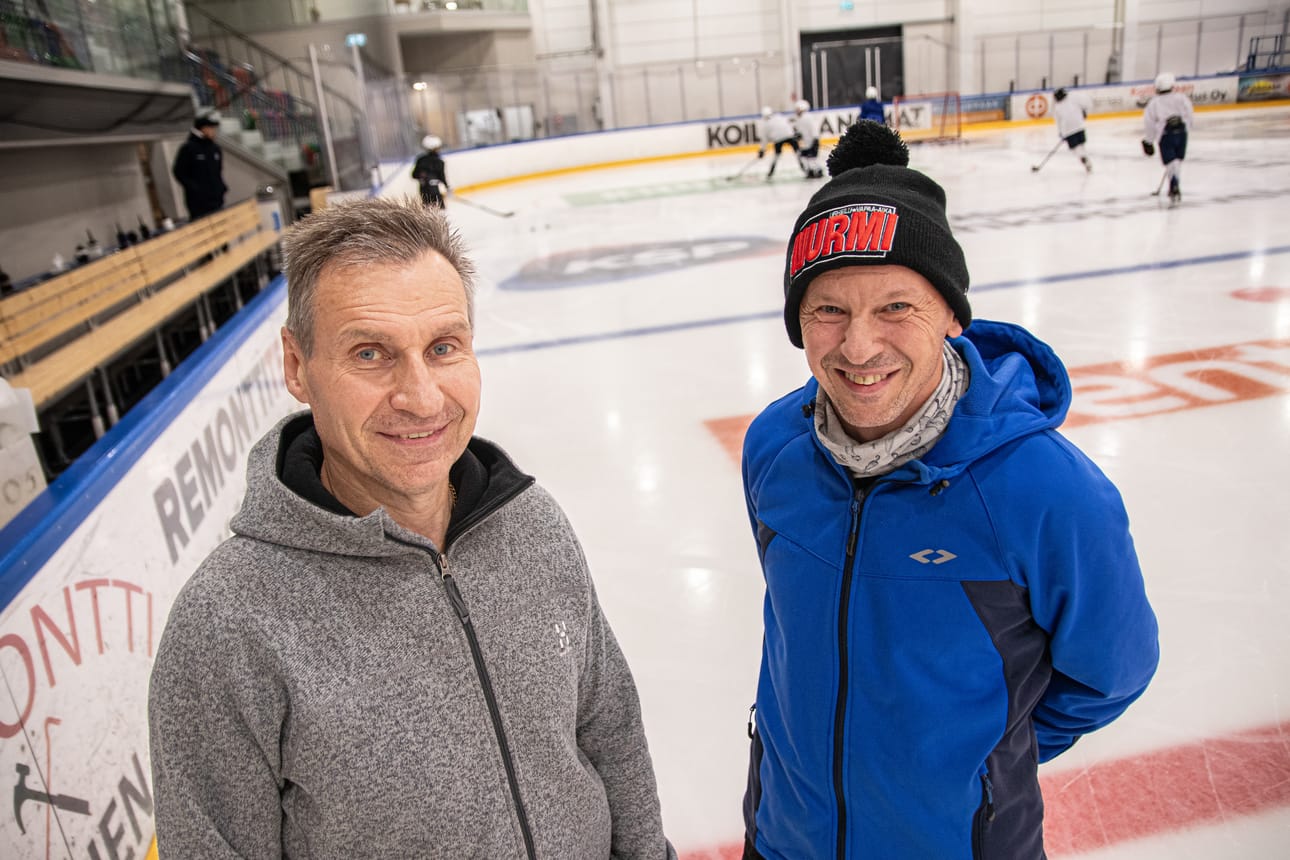 Pallo-Karhuja luotsaa tällä kaudella kaksi kokenutta konnaa, Igor Tuljakov (vas.) ja Toni Ronkainen.
