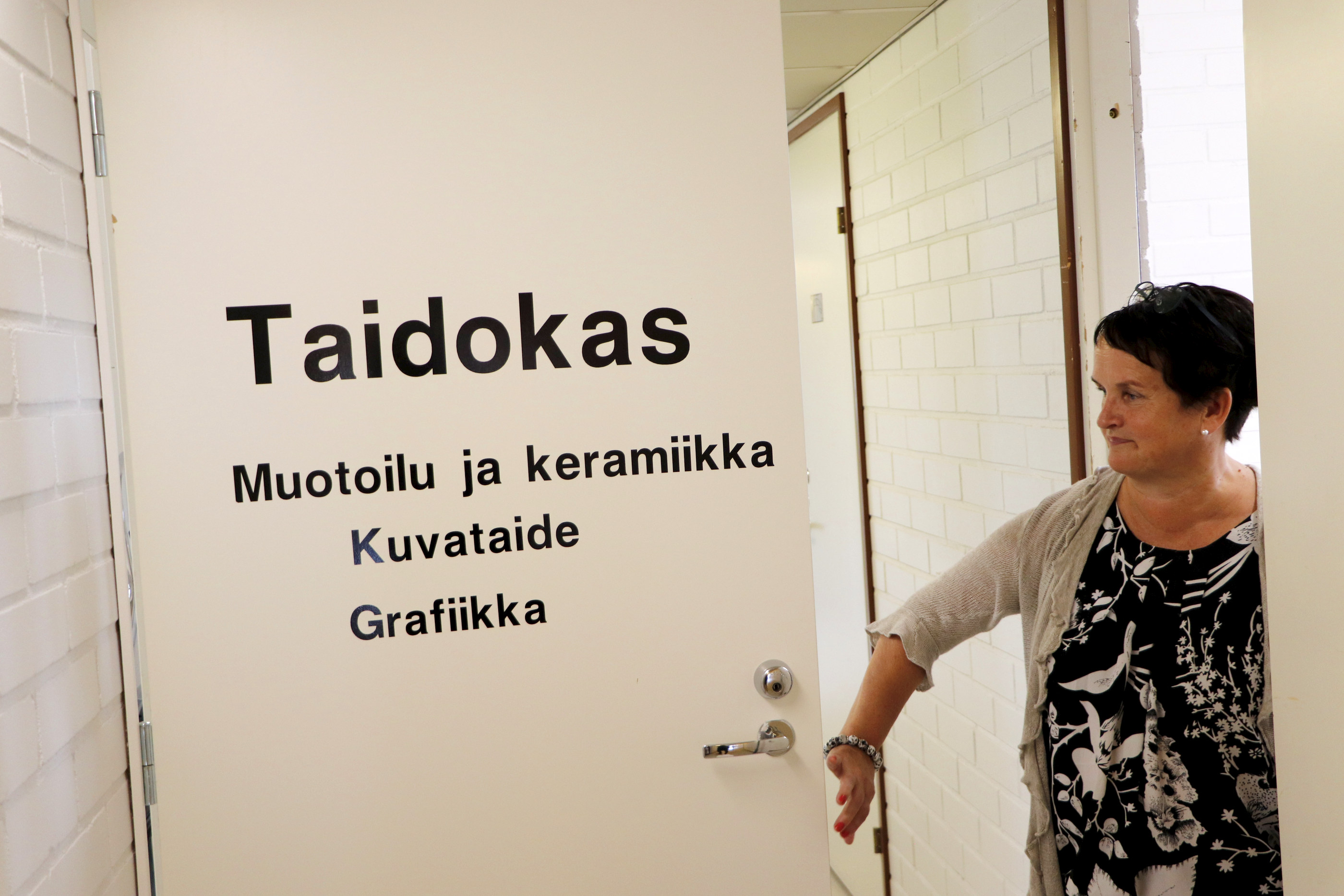 Kansalaisopiston uudet tilat Teollisuustiellä olivat yksi tutustumiskohde.