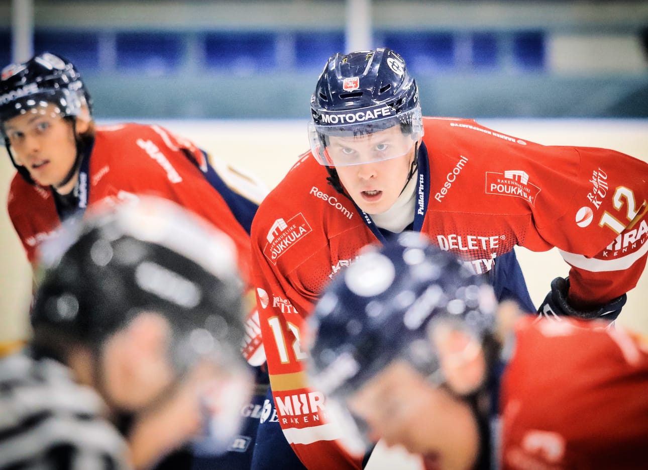 Antti Myllyaho oli sunnuntain ottelussa tuiman tehokkaana kahdella maalillaan ja syöttöpisteellä.