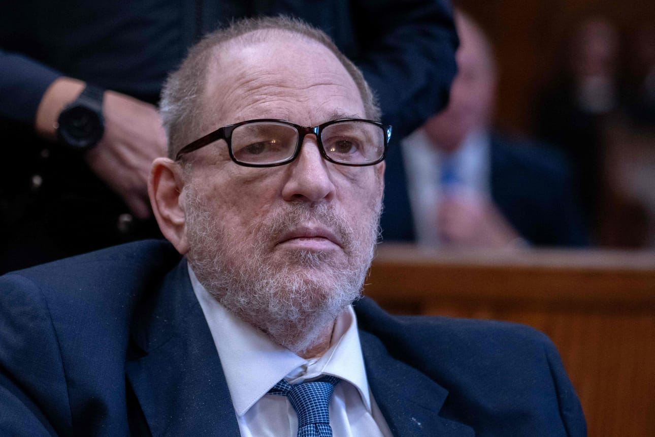 Entinen elokuvamoguli Harvey Weinstein istuu pitkää tuomiota seksuaalirikoksista. LEHTIKUVA/AFP