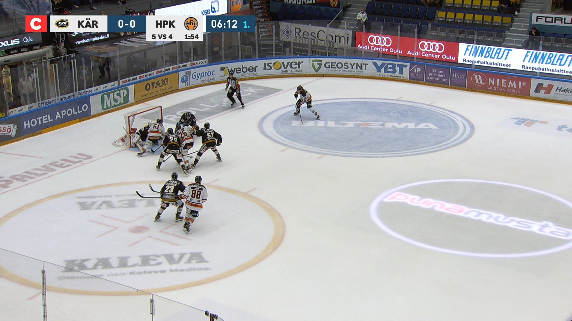 Huippuhetket Kärpät-HPK -pelistä