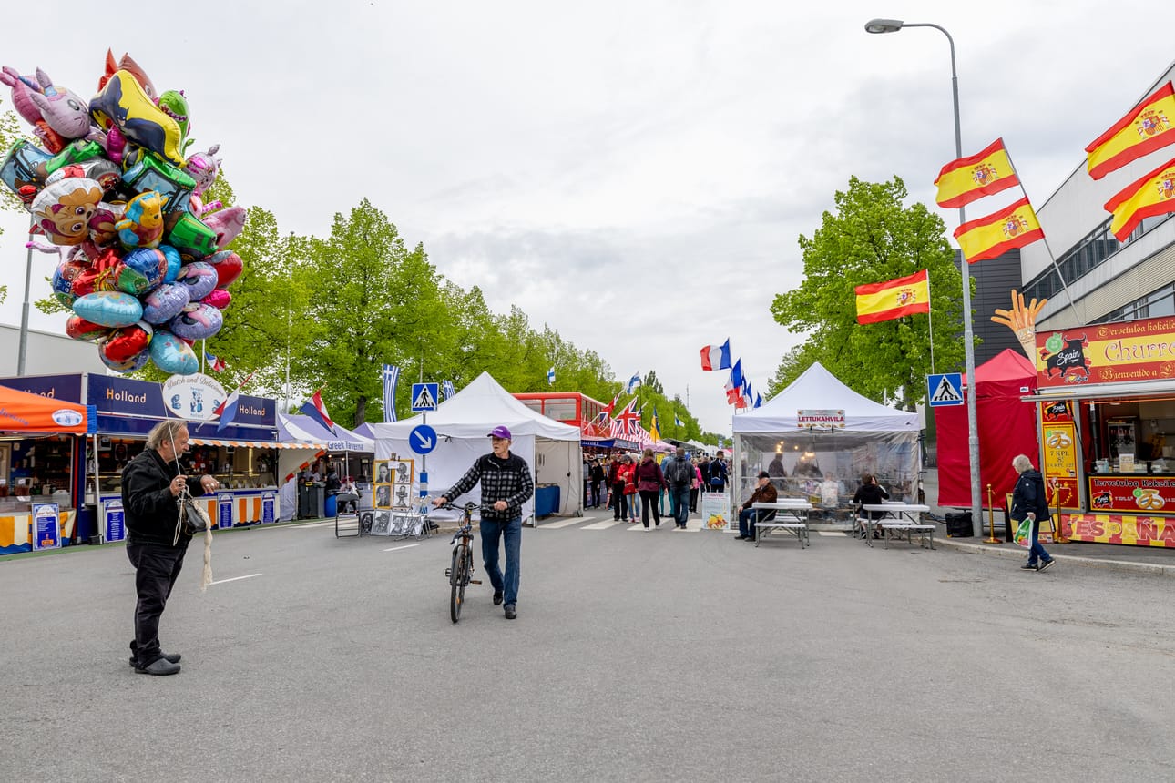 Kuva torstailta, jolloin Kansainvälisten suurmarkkinat avautuivat.