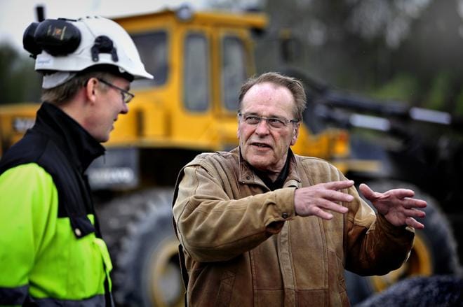 Lahjusjupakassa syyttömäksi todetulla Pentti Risbergillä on helpottunut olo. KUVA: TOMI KOSONEN