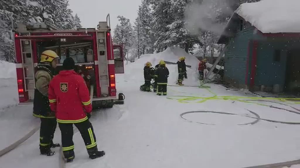 Saariselän tulipalo