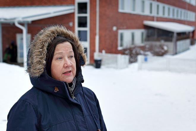 Etelä-Pohjanmaan Steiner-koulu toimii nykyään Seinäjoen Simunassa, jossa sillä on käytössään kerrostalon neljäs kerros. Koulun rehtori Virpi Lehtimäki kertoo, koulussa on tällä hetkellä 71 oppilasta. Hän uskoo, että syksyllä oppilaita on jo yli 80. KUVA: KARI LÖFHJELM